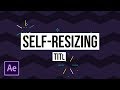 Gambar cover Automated Self-Sizing Title Boxes | After Effects Motion Graphics Tutorial