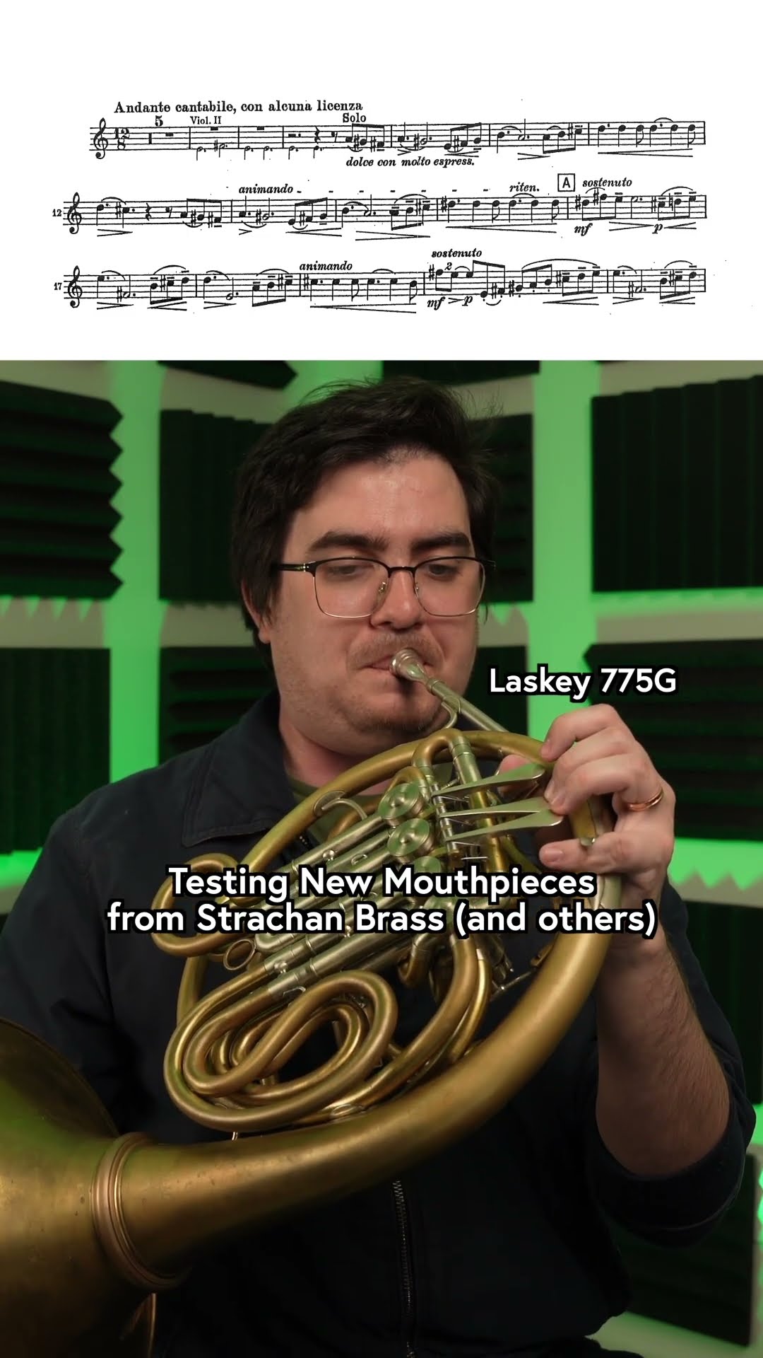 Strachan Brass フレンチホルンマウスピース Trying out some new mouthpieces from Strachan Brass! #frenchhorn