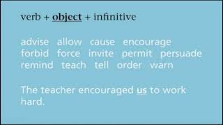 Review 2 Verb + object + infinitive – Mode preview – Module