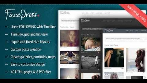 Preview FacePress - Community Content Sharing WordPress Cr