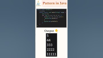 Day 24 : Pattern in java.......💡 #java #fypシ #education #shorts #learning #skills