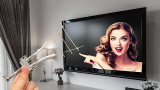 Install an indoor antenna and watch all the channels of the WORLD! Forget about extra wires