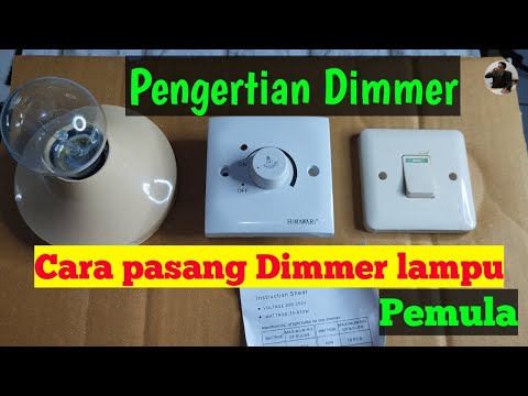 Video: Bagaimana cara memasang lampu dimmer?