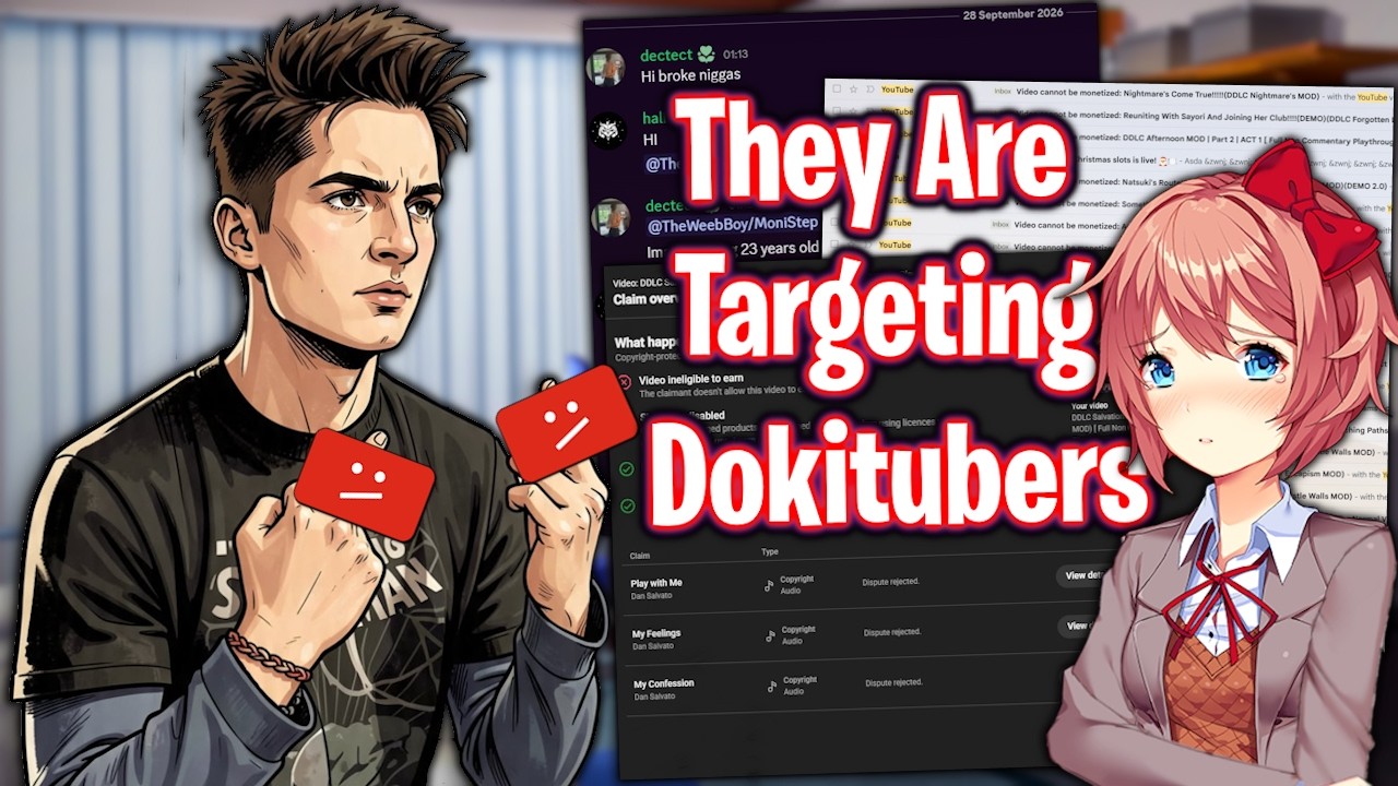 These Guys Are Targeting Our Videos!! (DDLC Videos Getting Falsely Claimed)