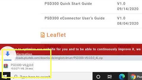 How to install Plustek PSD300 scanner without the CD?