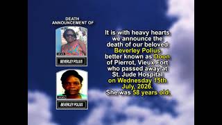 Beverley Polius ~ Short Obituary
