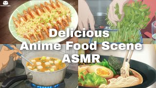 Anime food ASMR compilations