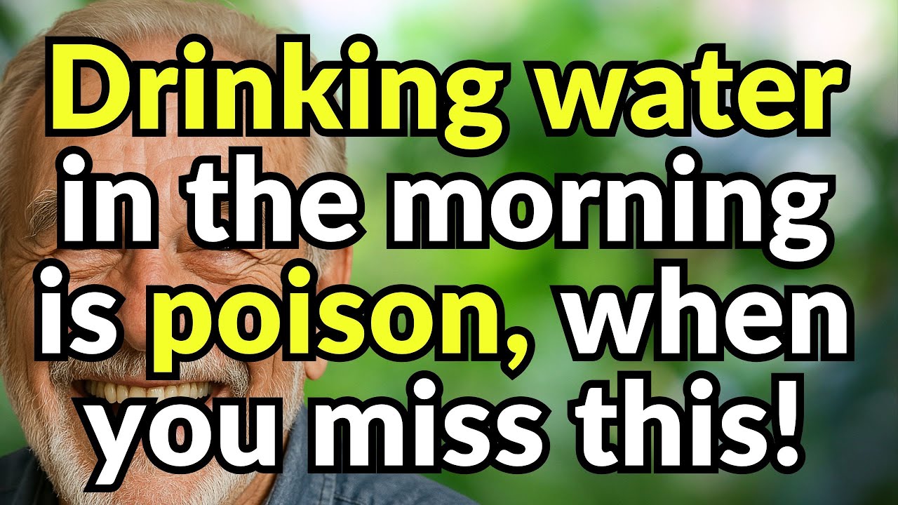 5 Serious Errors Older Adults Commit When Drinking Water in the Morning and How to Correct Them