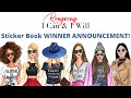 Rongrong Sticker Book WINNER ANNOUNCEMENT and Plan with Me