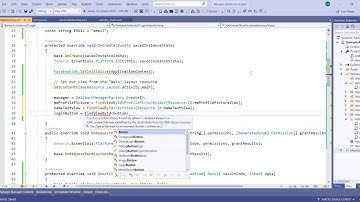 Integrating Facebook Sign-In into Xamarin Android App - Part 5