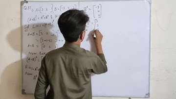 Class 9th Maths Chapter 1 Matrices Exercise 1.4 Q.10 and Q.11 kpk textbook Peshawar board