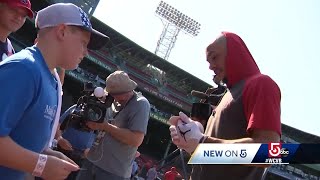 Red Sox star makes young Make-A-Wish boy's dream come true