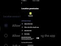 How to Allow Permission Only While Using App
