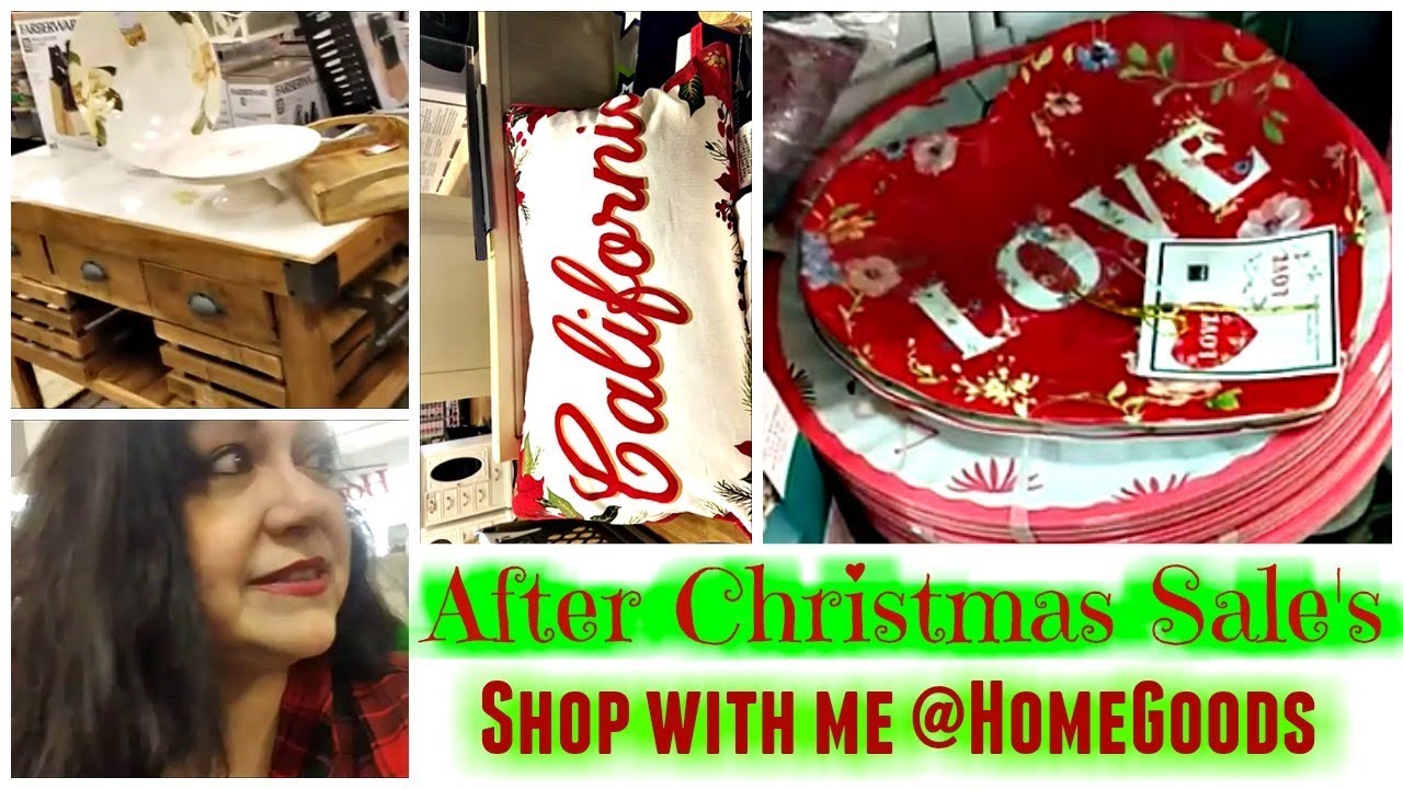 SHOP WITH ME HomeGoods After Christmas Sales 2018 YouTube