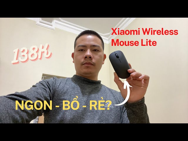 Review chuột không dây Xiaomi Wireless Mouse Lite