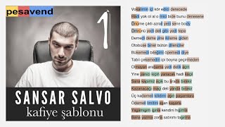 Sansar Salvo - Ne? - Verse 1 - Sözler & Kafiye Şablonu