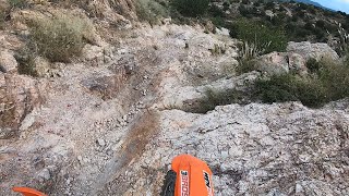 Ride to Chiva Falls from Redington road in Tucson, Arizona. 13:24 KTM 300 XC