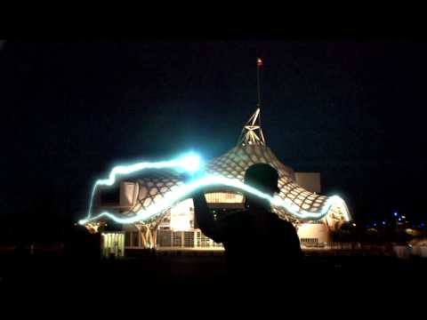 Pompidou Metz - Teaser Light Painting Video