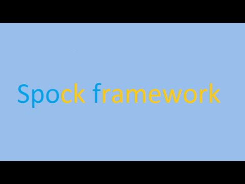Spock framework Introduction
