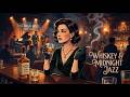 Midnight Vintage Jazz | Relaxing 1940s Lounge Music & Rainy Cafe Ambience