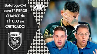 "É UM ABSURDO! Cara, o Botafogo SIMPLESMENTE CONSEGUIU..." Ex-líder CAI PRA 5º, e DEBATE FERVE! image