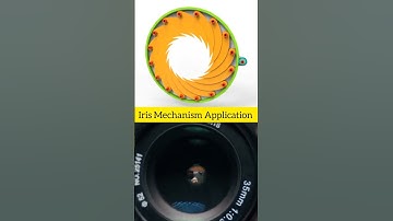 Iris Mechanism Application!! | Mechanical Mechanism| #chairidesign #engineering #technology