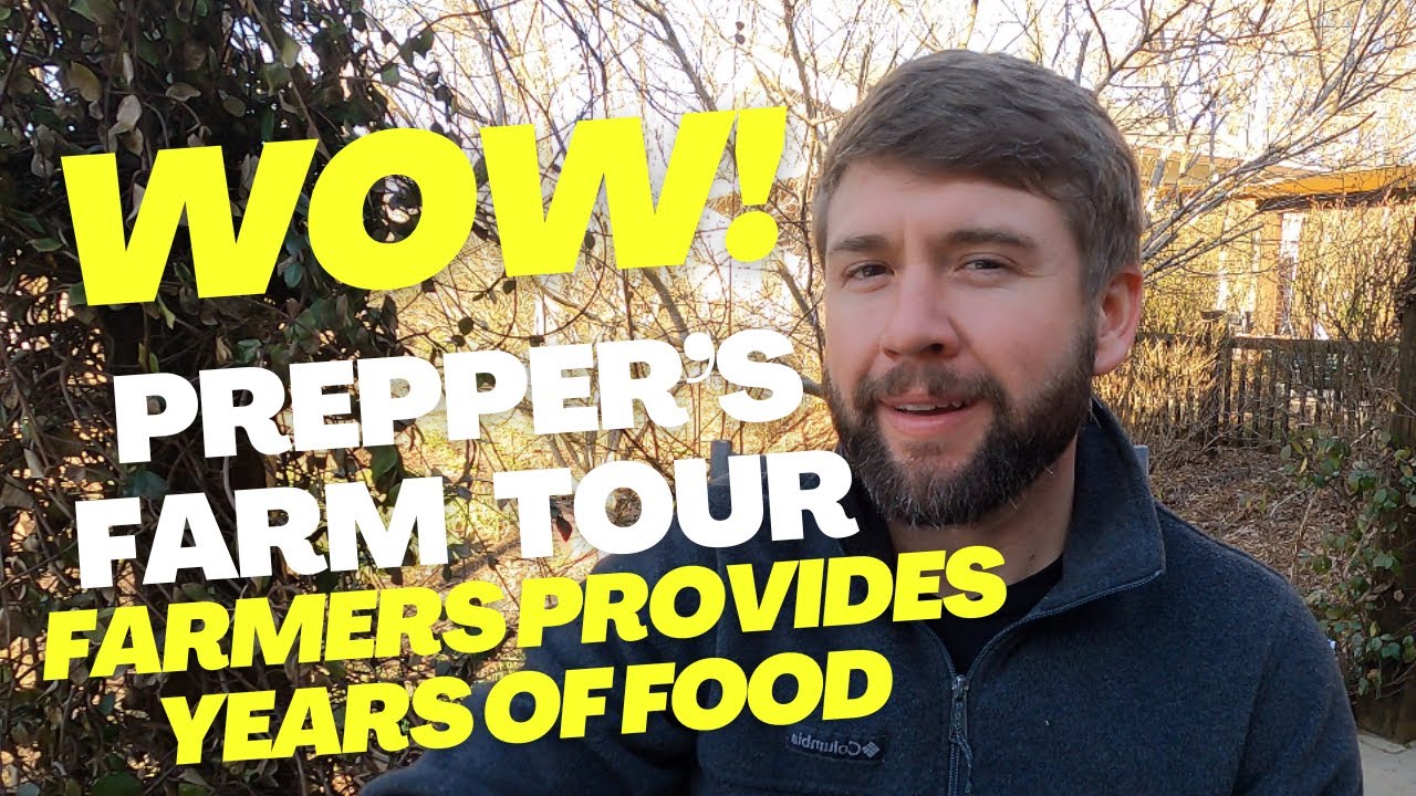 Homestead Prepper FARM TOUR - How To Prepare For FOOD Shortages and ...