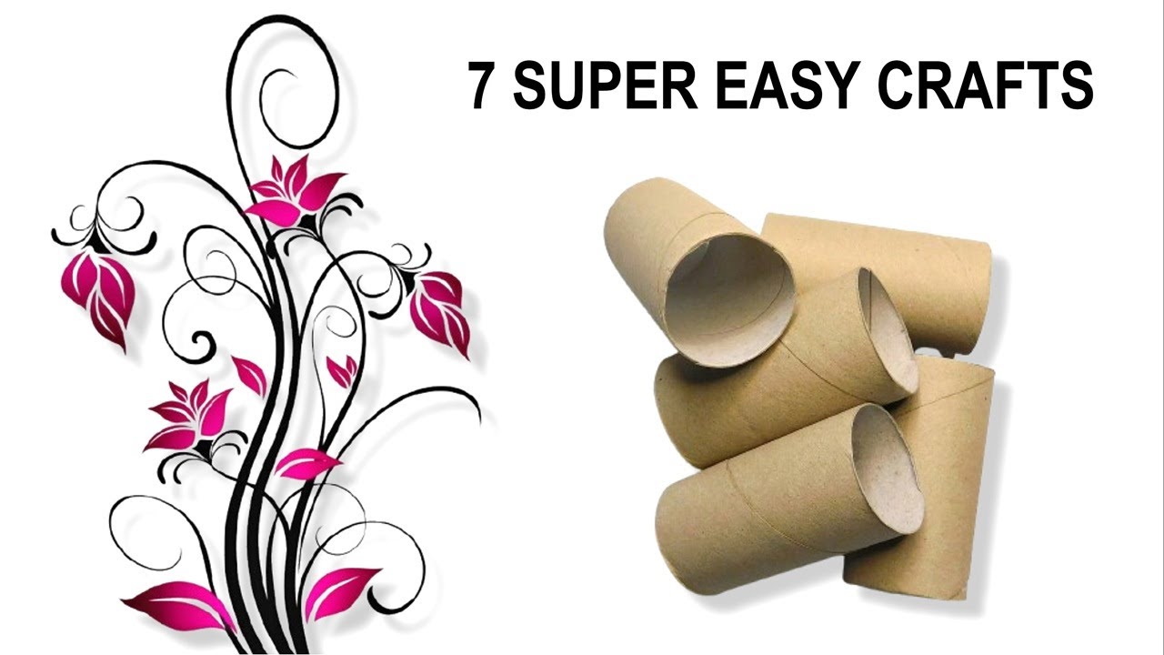 Wonderful! Smart Toilet Paper Rolls Reuse Idea ♻️ 7 Easy Handmade DIY Crafts for Everyone