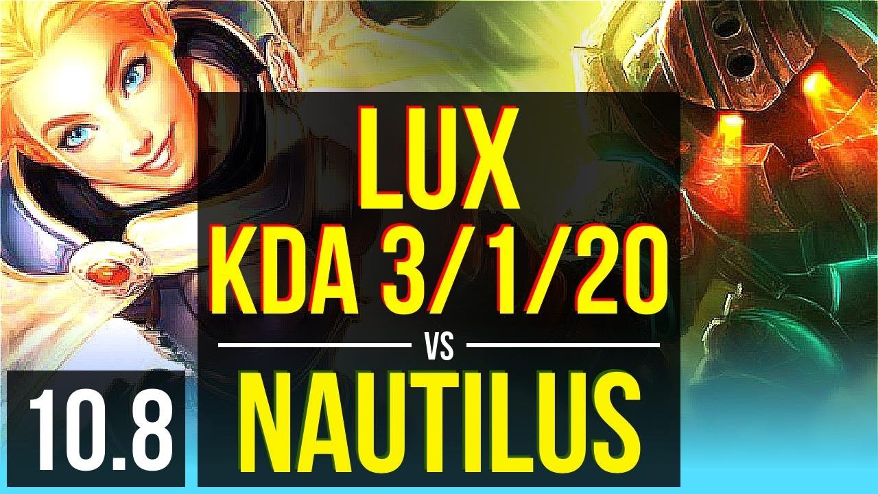 Lux Caitlyn Vs Nautilus Kai Sa Support 3 3m Mastery Points Kda 3 1 20 Euw Diamond V10 8 Youtube