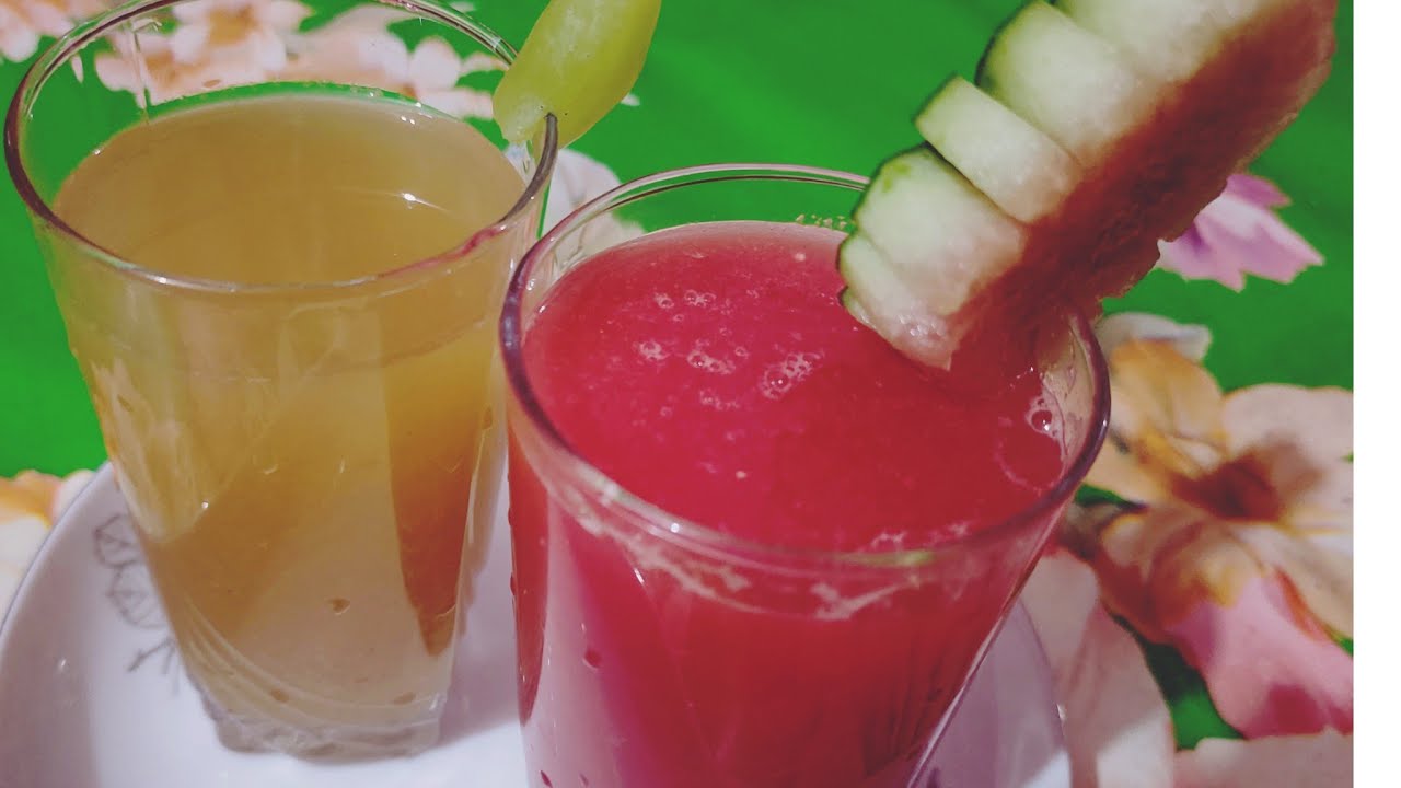 তরমুজের শরবত ও আঙ্গুরের শরবত🧋🍹#cooking#video#recipe#vairalvideo#