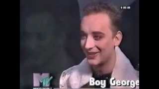 Boy George &#39;Colours Fragrance&#39; MTV Interview 1989