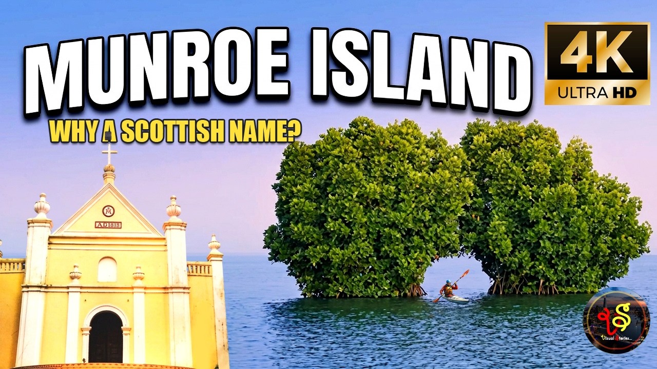 Why Is This Kerala Island in India Named After a Scottish Man? 🇬🇧 | Munroe Island Backwater Journey