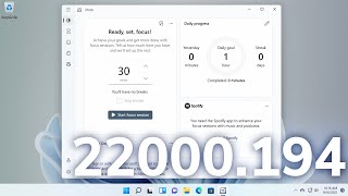New Windows 11 Build 22000.194 - Updates To Snipping Tool, Calculator, Clock Fixes Beta Channel