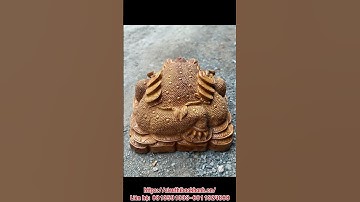 Thiềm Thừ Tài Lộc - Gỗ Ngọc Am Thơm Nức #sieuthibaokhanh #thiemthu #gocam #phongthuy