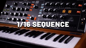 1/16 Sequence with Behringer Poly D [Synthesizer Demo] (No Talking)