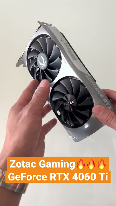 ZOTAC GAMING GeForce RTX 4060 Ti 16GB Twin Edge