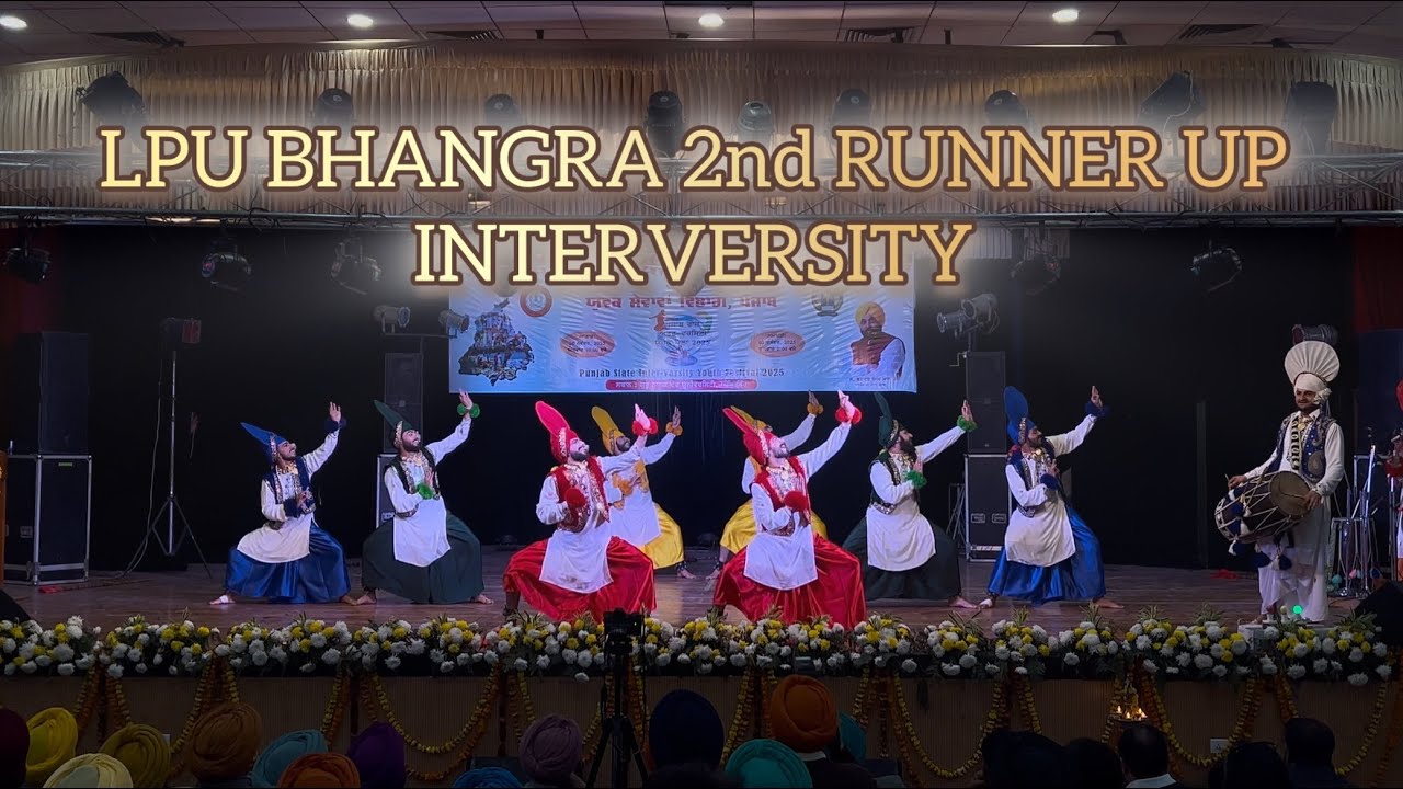LOVELY PROFESSIONAL UNIVERSITY WINNER 2nd RUNNER UP  INTERVIERSITY 2025 GURU NANAK DEV UNIVERSITY 
