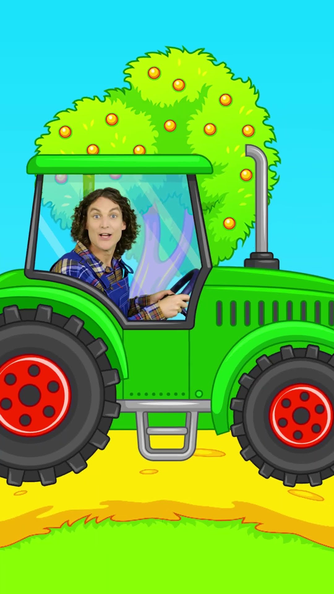 Ride along with the Little Green Tractor ??