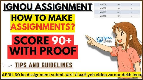 IGNOU Assignment Kaise Banaye?😱 90+ Marks in IGNOU Assignment | How to Make IGNOU Assignments 2025?🔥