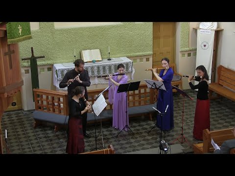 Видео: Буамортье. Концерт II для квинтета флейт ля-минор, op.15