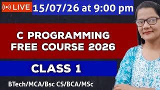 C PROGRAMMING IN 7 DAYS | Class 1