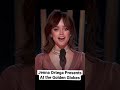 Jenna Ortega Presents at the Golden Globes 2023!! #shorts