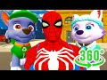 Rescue Spiderman funny  | Meme 360 video