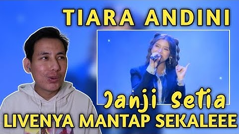 Tiara Andini - Janji Setia (Live at Birukan Langit Indonesia Festival) REACTION