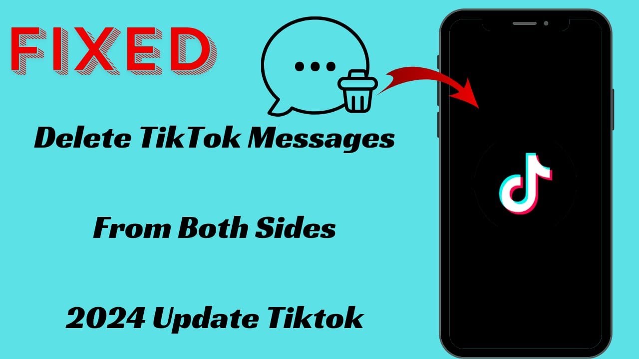 How to delete tiktok messages from both sides / Tiktok message delete
