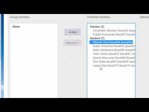 3536 - Creating Groups in Moodle - YouTube