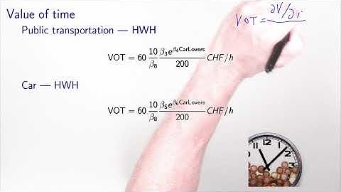 Choice models with latent variables: case study