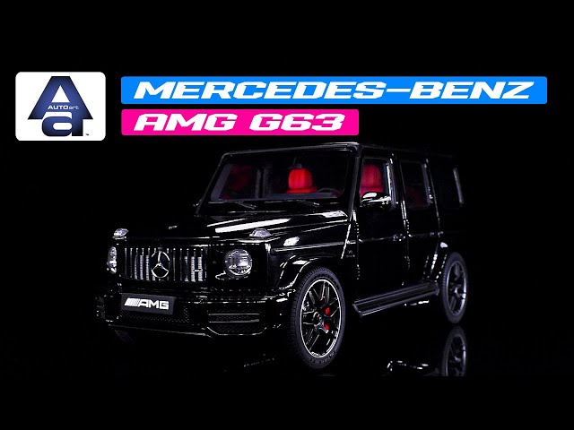 2019 Mercedes-Benz AMG G63 Black with Red Interior 1/18 Model Car