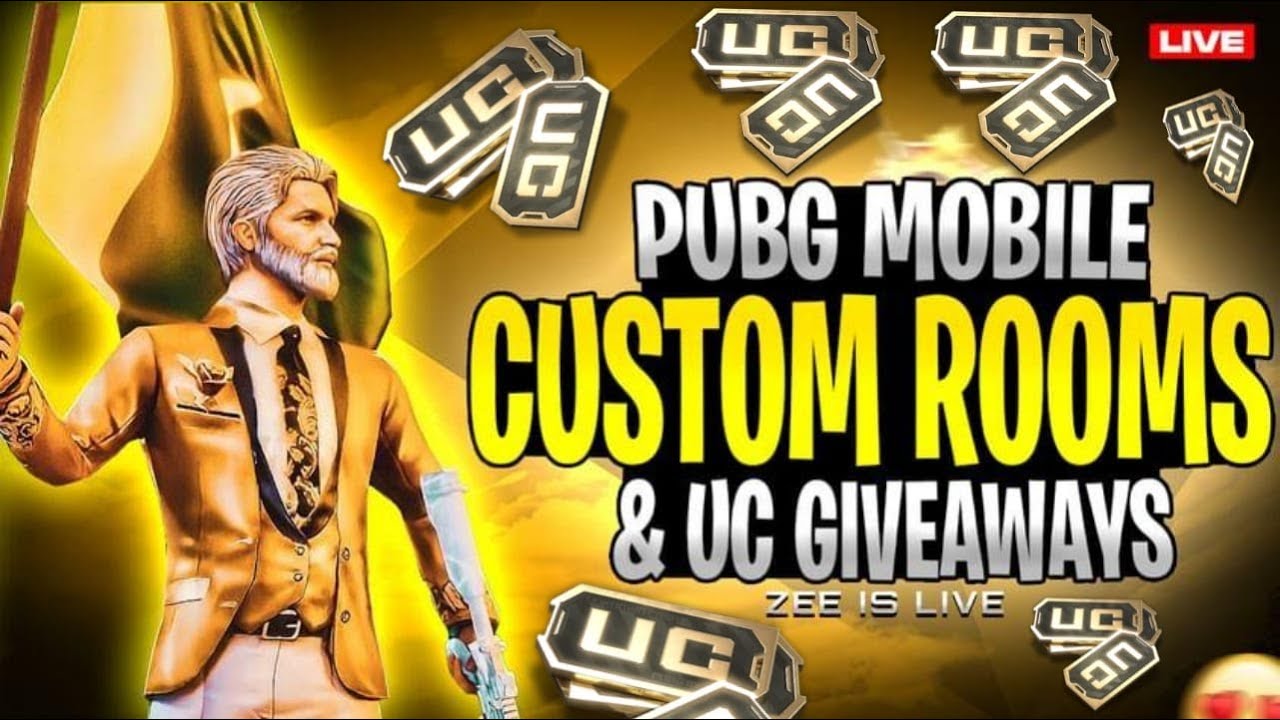 pubg live custom rooms UC&RP Giveaway 🎁  | Join & Win Now! 
