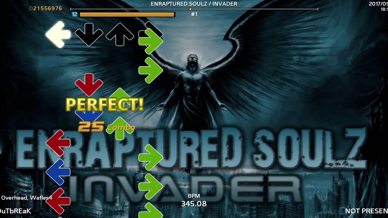 StepMania: Invader - Enraptured Souls (Stops, Warps, BPM Shifts Demo)
